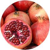 materia prima frutal: granadas