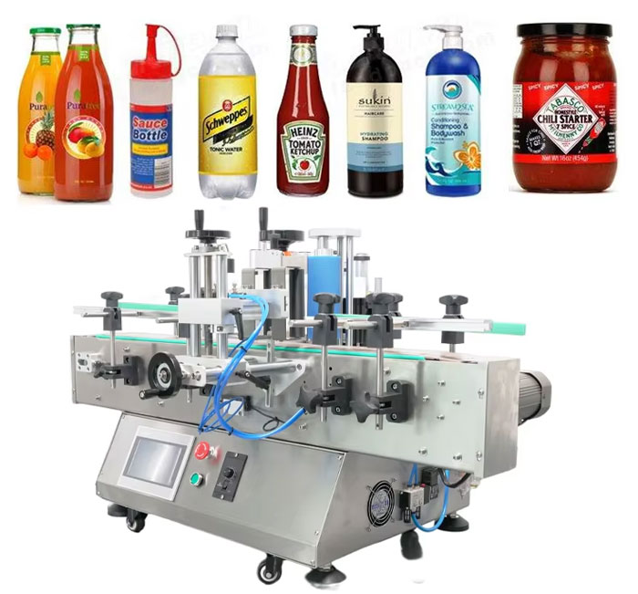bottle labeling machine application