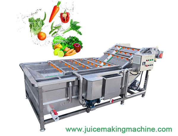 bubble fruit and vegetable washing machine