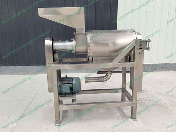 Single channel fruit pulper