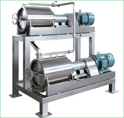 Destoner and pulper and crusher