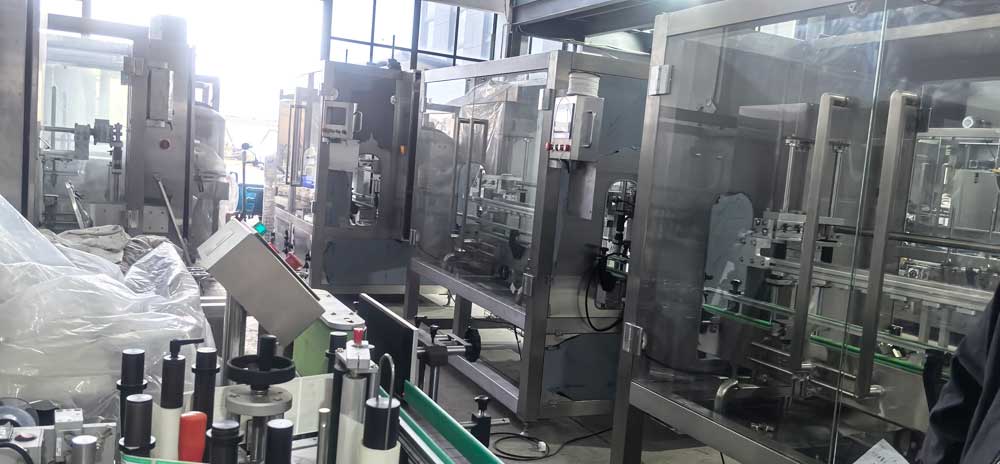 our factory labeling machine