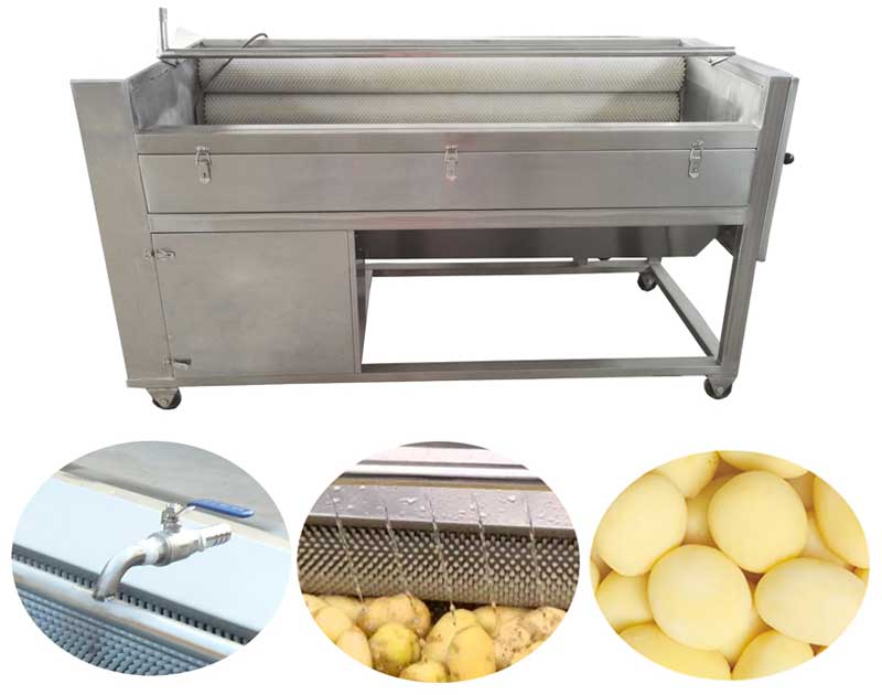 drum fruit and vegetable washing machine potato