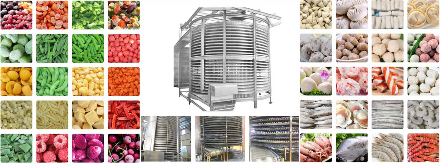 spiral freezer application