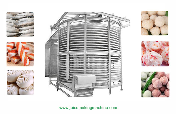 spiral iqf freezer